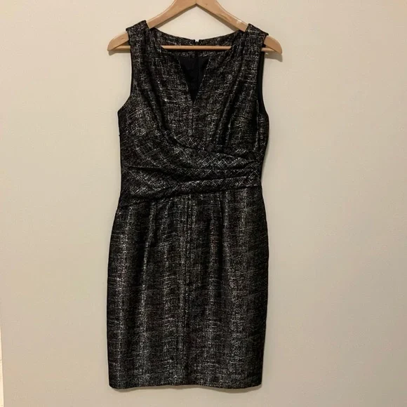 blue dress for baby girl Plus Size Combo Floral Jacquard Dress In Black Gold